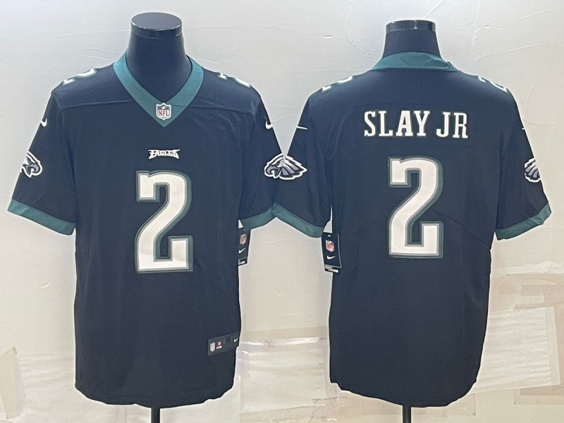 Men's Philadelphia Eagles Darius Slay Jr. #2 Black Jersey